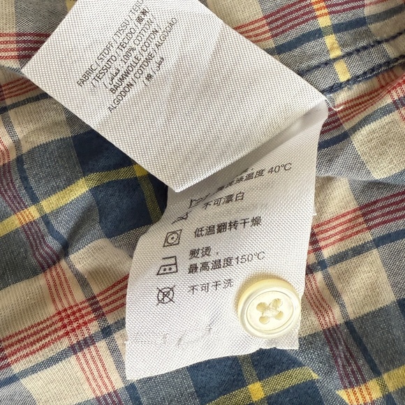 GANT by Michael Bastian Plaid Button Down Shirt Size Small - Picture 6 of 6